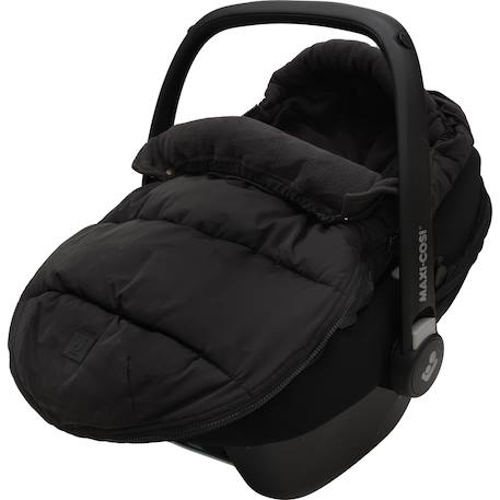 Nid d'ange passe sangle puffed biscuit (groupe 0+) Marron+Noir 10 - vertbaudet enfant 