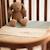 Couverture en tricot check knit oatmeal (75 x 100 cm) Beige+Marron+Marron foncé 5 - vertbaudet enfant 