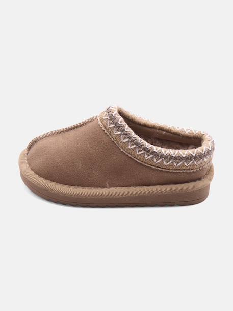 Chaussons à enfiler Camel+Crème+Marron+Noir+Rose 8 - vertbaudet enfant 