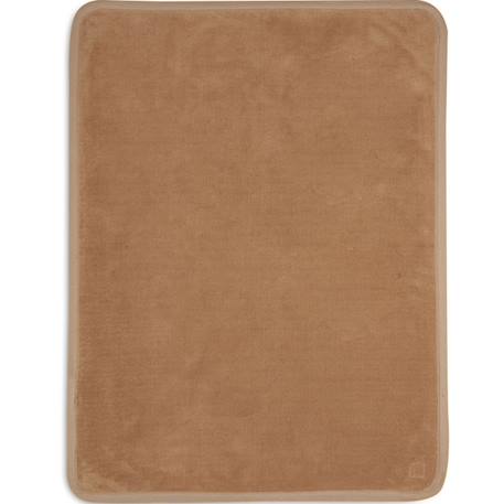 Couverture en coton bio ours teddy bear (75 x 100 cm) Blanc, marron clair 3 - vertbaudet enfant 