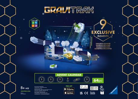 Calendrier de l'avent gravitrax 8+ Bleu 5 - vertbaudet enfant 