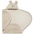 Couverture nomade bunny nougat (100 x 105 cm) Beige+Beige, gris, marron+Biscuit, noir+Ecru, marron+Rose sauvage+Sable, noir 2 - vertbaudet enfant 