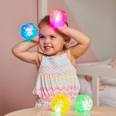 Balles rebondissantes clignotantes - jouet éducatif pour enfants Multi-coloured 3 - vertbaudet enfant 
