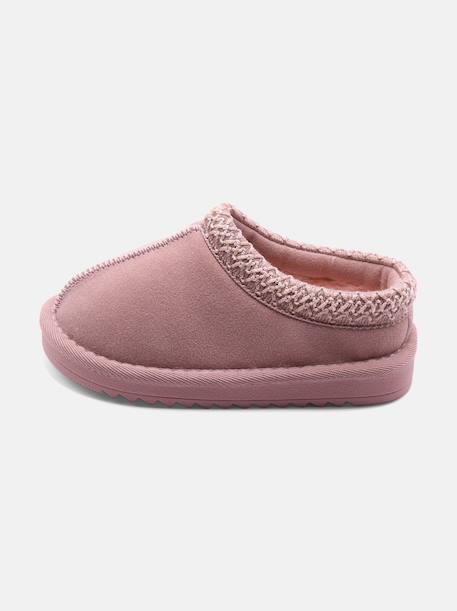 Chaussons à enfiler Camel+Crème+Marron+Noir+Rose 14 - vertbaudet enfant 