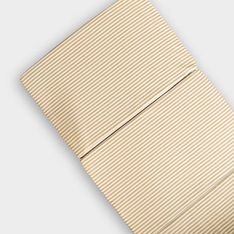Matelas de voyage pliant rayé 60x120 cm Rayé ambre+Rayé tilleul 2 - vertbaudet enfant 
