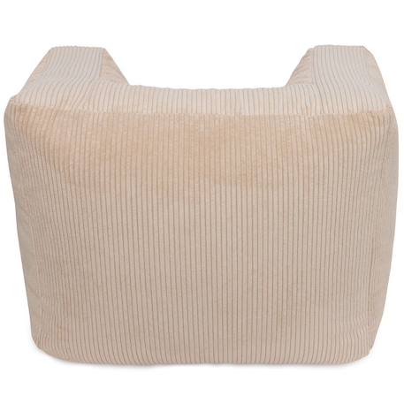 Fauteuil pouf enfant Beige+Beige, écru 3 - vertbaudet enfant 