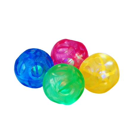 Balles rebondissantes clignotantes - jouet éducatif pour enfants Multi-coloured 1 - vertbaudet enfant 