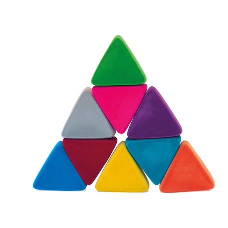 Triangles rubbabu - jouet éducatif pour enfants Multi-coloured 2 - vertbaudet enfant 