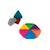 Triangles rubbabu - jouet éducatif pour enfants Multi-coloured 1 - vertbaudet enfant 