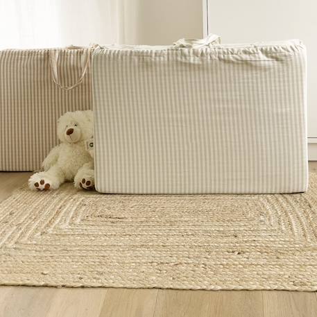 Matelas de voyage pliant rayé 60x120 cm Rayé ambre+Rayé tilleul 6 - vertbaudet enfant 