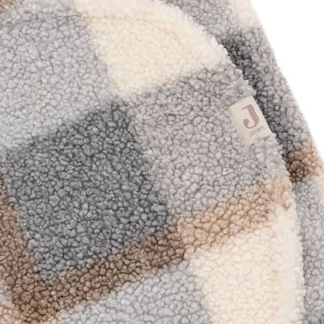 Couverture nomade bunny nougat (100 x 105 cm) Beige+Beige, gris, marron+Biscuit, noir+Ecru, marron+Rose sauvage+Sable, noir 12 - vertbaudet enfant 
