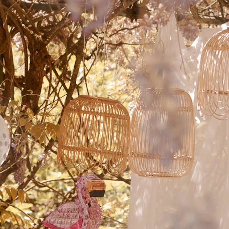 Suspension en rotin naturel 25 cm ? June Naturel 2 - vertbaudet enfant 