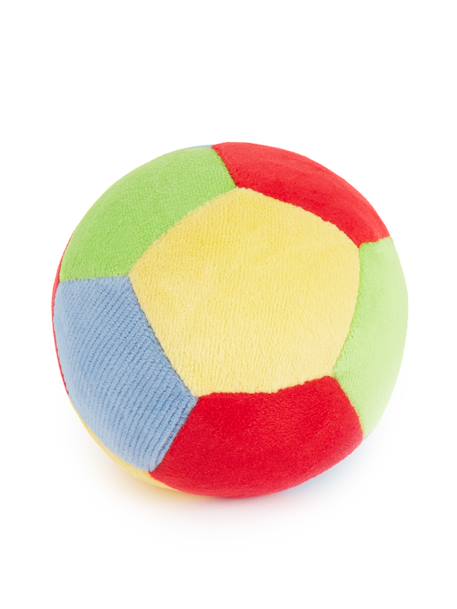 Balle d'éveil en en tissu avec hochet ø11 cm 11cm 1 - vertbaudet enfant 
