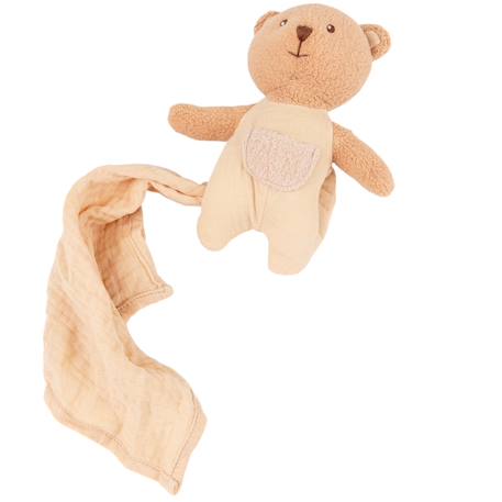 Peluche marcel l'ours et son doudou Beige 1 - vertbaudet enfant 
