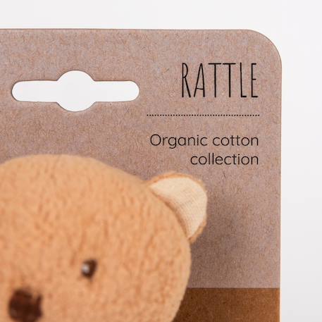 Hochet en bois marcel l'ours Beige 3 - vertbaudet enfant 