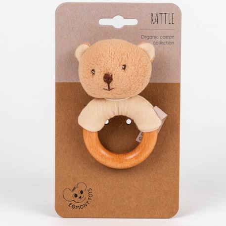 Hochet en bois marcel l'ours Beige 5 - vertbaudet enfant 