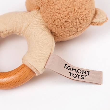 Hochet en bois marcel l'ours Beige 4 - vertbaudet enfant 
