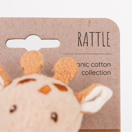 Hochet en bois léonie la girafe Beige 5 - vertbaudet enfant 