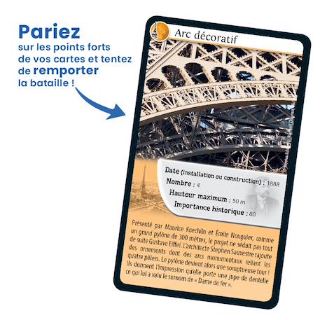 Jeu de cartes - défis nature - tour eiffel - dès 7 ans - 2 à 6 joueurs - fabriqué en france MULTICOLORE 4 - vertbaudet enfant 