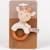 Hochet en bois léonie la girafe Beige 6 - vertbaudet enfant 