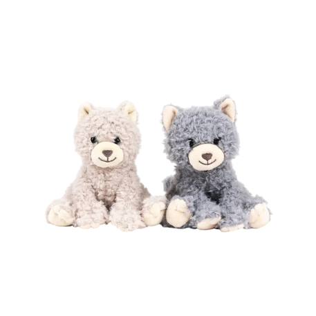 Duo peluches chats romy 15 cm Beige 1 - vertbaudet enfant 