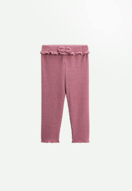 Legging enfant en tricot matcha Rose 1 - vertbaudet enfant 