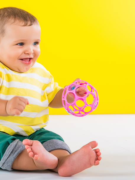 Hochet balle sensorielle bleu+rose+vert 5 - vertbaudet enfant 
