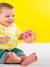 Hochet balle sensorielle bleu+rose+vert 5 - vertbaudet enfant 