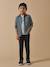 Slim en velours garçon BLEU FONCE UNI 3 - vertbaudet enfant 