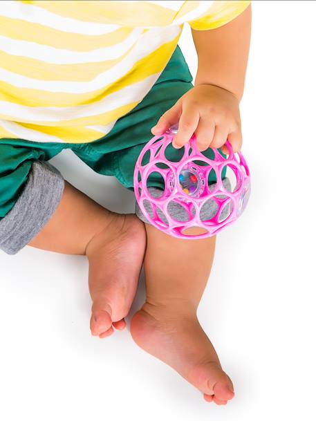 Hochet balle sensorielle bleu+rose+vert 6 - vertbaudet enfant 