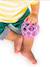 Hochet balle sensorielle bleu+rose+vert 6 - vertbaudet enfant 