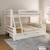 Lit superposé h160 séparable extra-solide en bois massif hercule Blanc 3 - vertbaudet enfant 