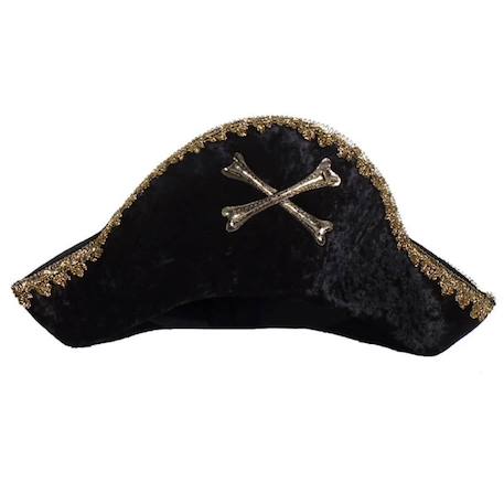 Déguisement chapeau de pirate Noir 1 - vertbaudet enfant 