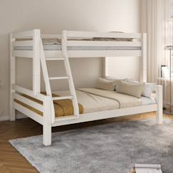 Lit superposé h160 séparable extra-solide en bois massif hercule  - vertbaudet enfant