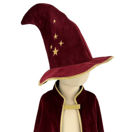 Déguisement enfant cape et chapeau de magicien gandalf Rouge 4 - vertbaudet enfant 