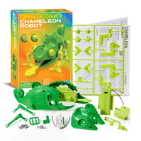 Robot Caméléon à assembler Vert 5 - vertbaudet enfant 