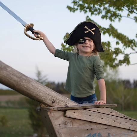Déguisement chapeau de pirate Noir 2 - vertbaudet enfant 