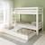 Lit superposé h160 séparable extra-solide en bois massif  hercule Blanc 5 - vertbaudet enfant 
