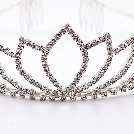 Diadème épi argenté enfant déguisement princesse Argent 2 - vertbaudet enfant 