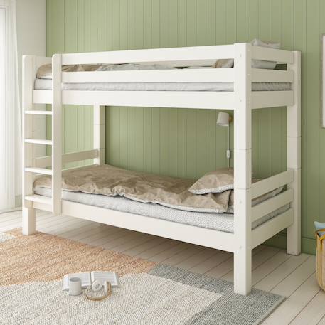 Lit superposé h160 séparable extra-solide en bois massif  hercule Blanc 1 - vertbaudet enfant 