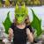 Déguisement masque de dragon vert Vert 2 - vertbaudet enfant 