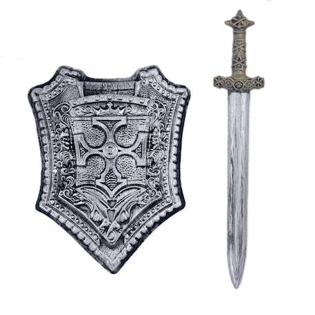 Accessoires déguisement enfant – glaive et bouclier de chevalier Gris 1 - vertbaudet enfant 