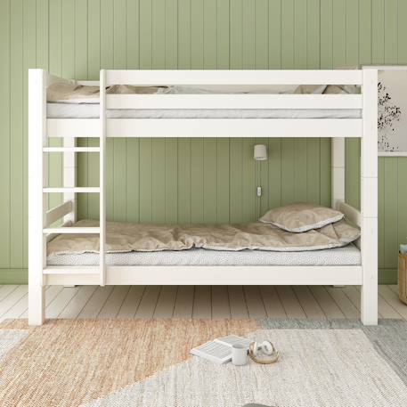 Lit superposé h160 séparable extra-solide en bois massif  hercule Blanc 2 - vertbaudet enfant 