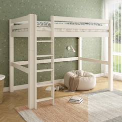 Lit mezzanine extra-solide en bois massif hercule  - vertbaudet enfant