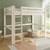 Lit mezzanine extra-solide en bois massif hercule Blanc 1 - vertbaudet enfant 
