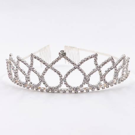 Diadème strass cœur enfant déguisement princesse Argent 3 - vertbaudet enfant 