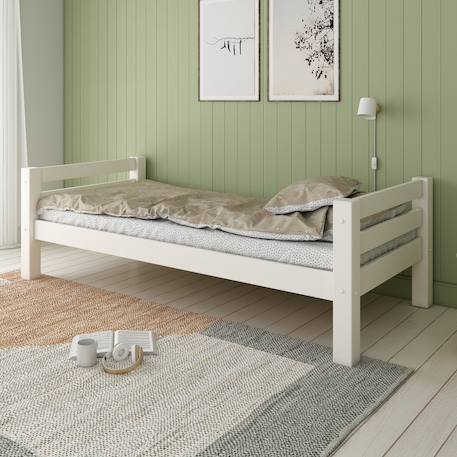 Lit mi-hauteur extra-solide en bois massif  hercule Blanc 5 - vertbaudet enfant 
