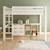 Lit mezzanine extra-solide en bois massif hercule Blanc 6 - vertbaudet enfant 