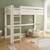 Lit mezzanine extra-solide en bois massif  hercule Blanc 1 - vertbaudet enfant 