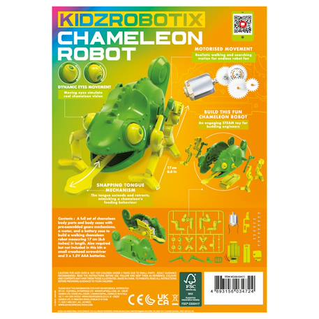 Robot Caméléon à assembler Vert 6 - vertbaudet enfant 
